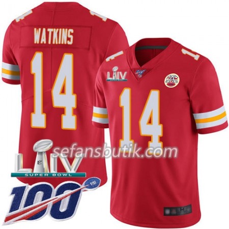 Kansas City Chiefs Tröjor Sammy Watkins 14 Nike Röd 100th 2020 Super Bowl LIV - Herr Kansas City Chiefs Tröjor Sammy Watkins 14 Nike Röd 100th 2020 Super Bowl LIV - Herr